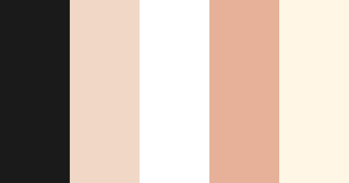 Download sunrise bliss color palette PNG image (landscape)