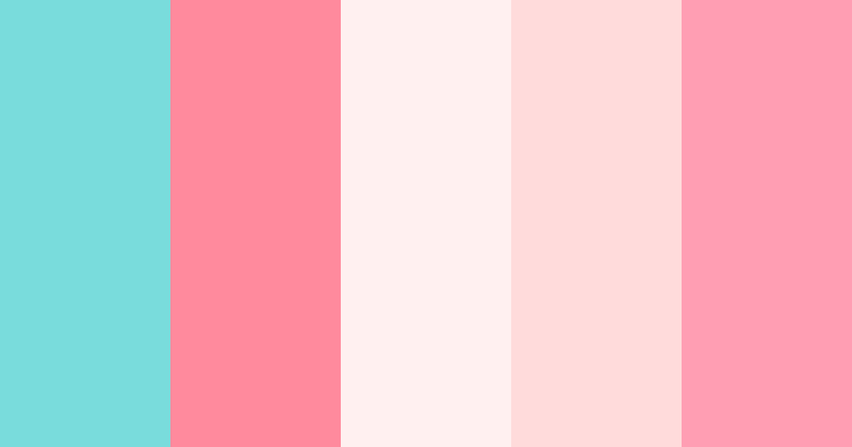 Download cotton candy dreams color palette PNG image (landscape)