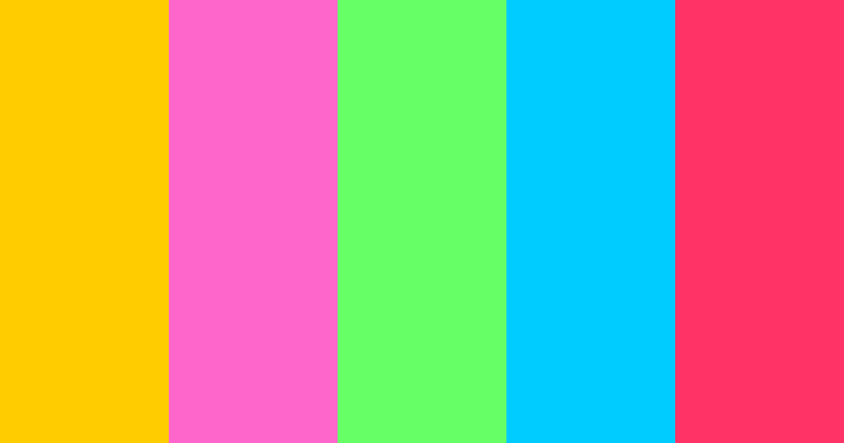 Download 60s funny alien clown color palette PNG image (landscape)