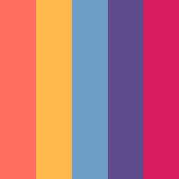 in 90s Color Palettes