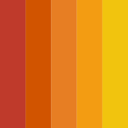 Autumn Ember in Bright Color Palettes