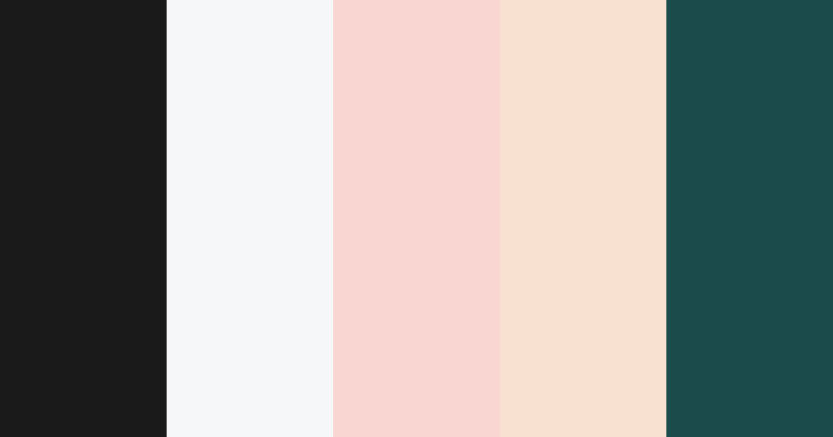 Download soft contrast color palette PNG image (landscape)
