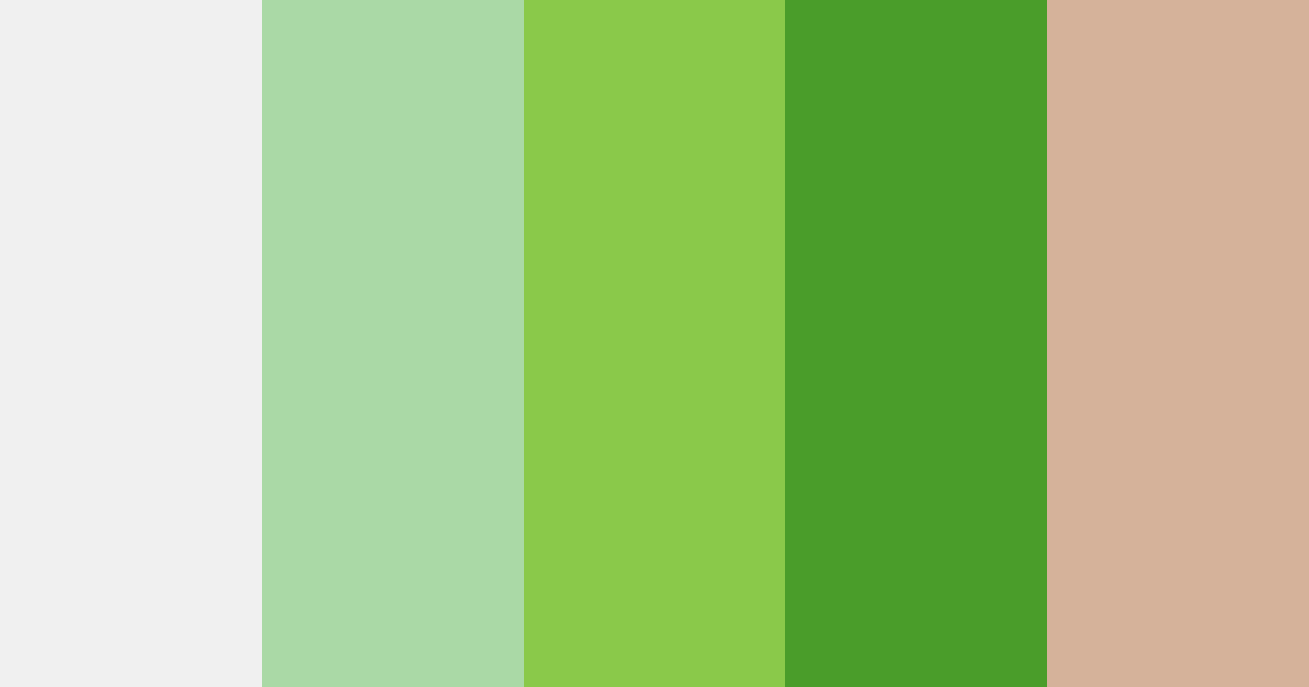 Download garden serenity color palette PNG image (landscape)