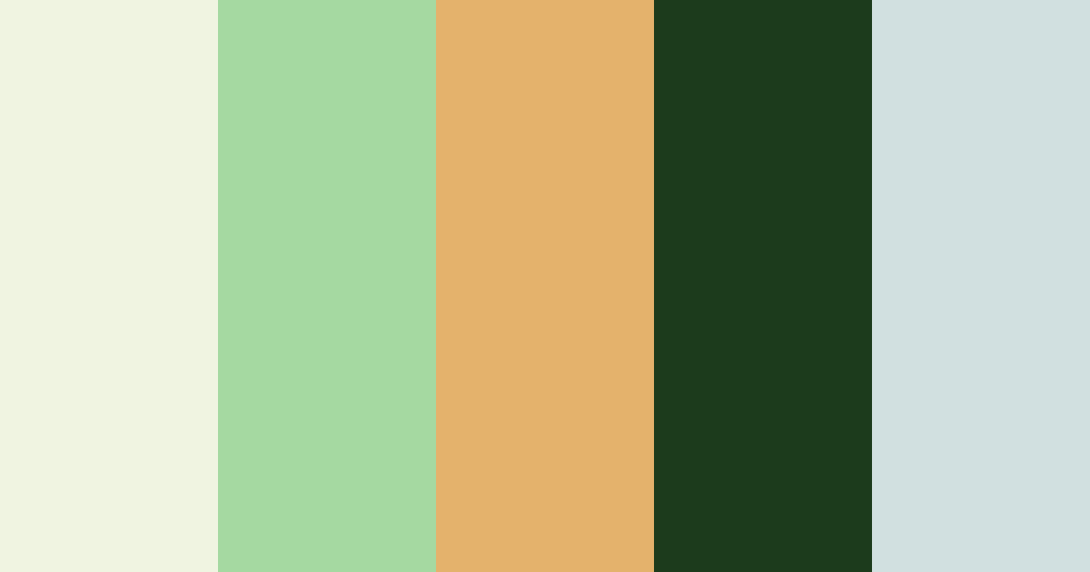 Download forest dream color palette PNG image (landscape)