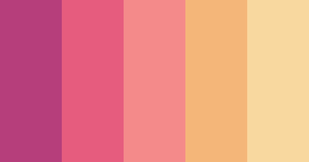 Download dark pink garden color palette PNG image (landscape)