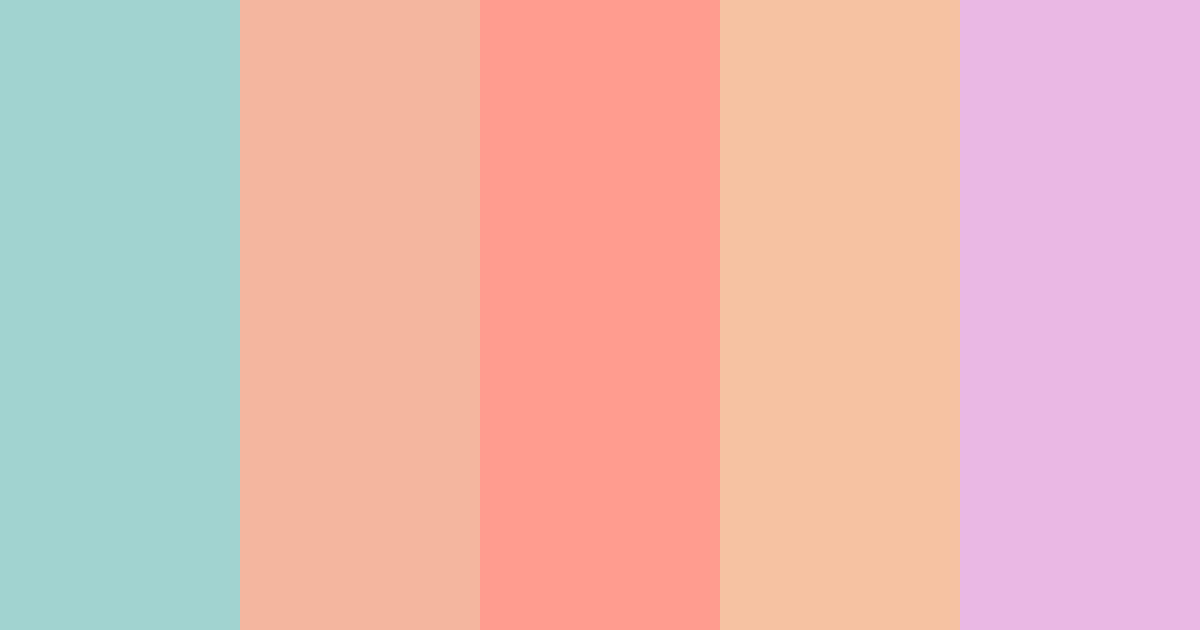 Download fairytale garden color palette PNG image (landscape)
