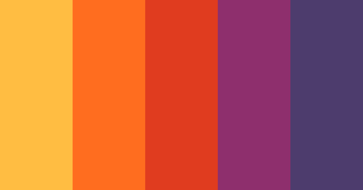 Download retro vibes color palette PNG image (landscape)