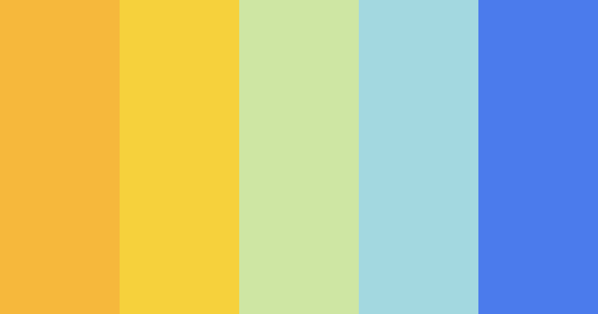 Download anos 60 color palette PNG image (landscape)