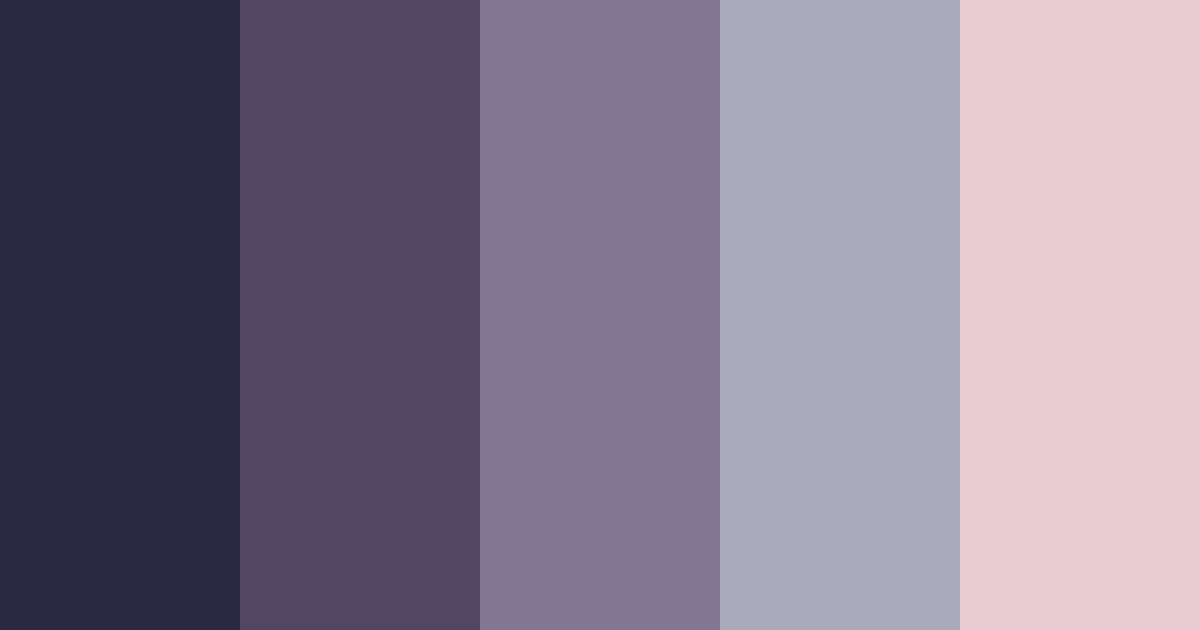 Download blue goth color palette PNG image (landscape)