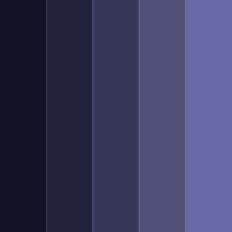 Midnight Cat in Minimalist Color Palettes