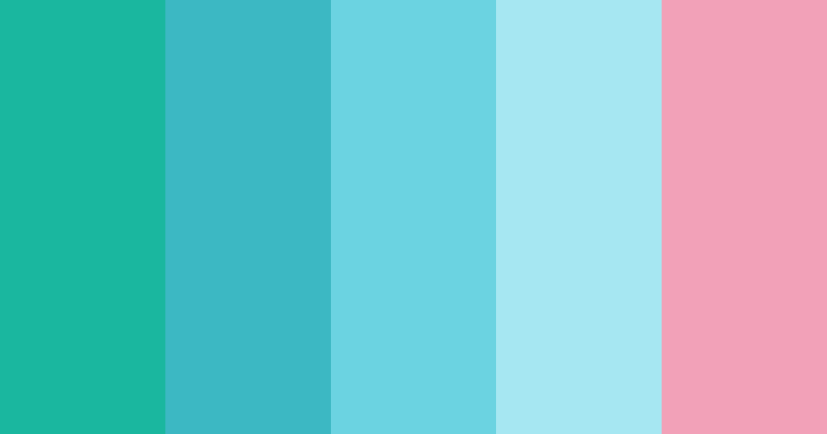 Download mermaid color palette PNG image (landscape)