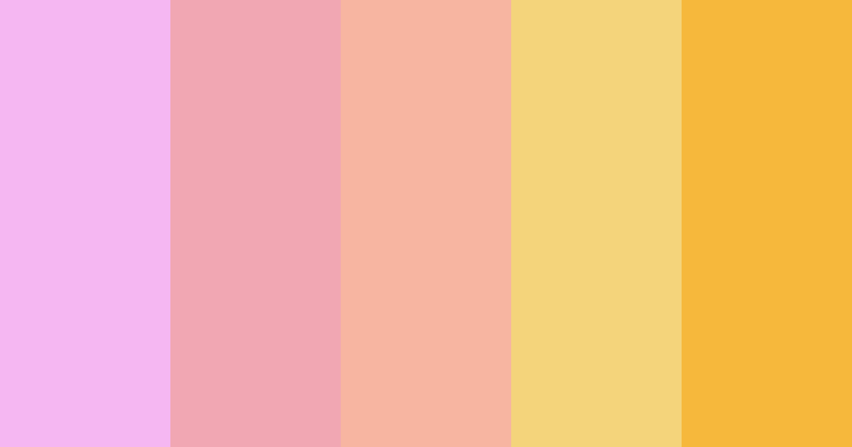 Download aesthetic color palette PNG image (landscape)