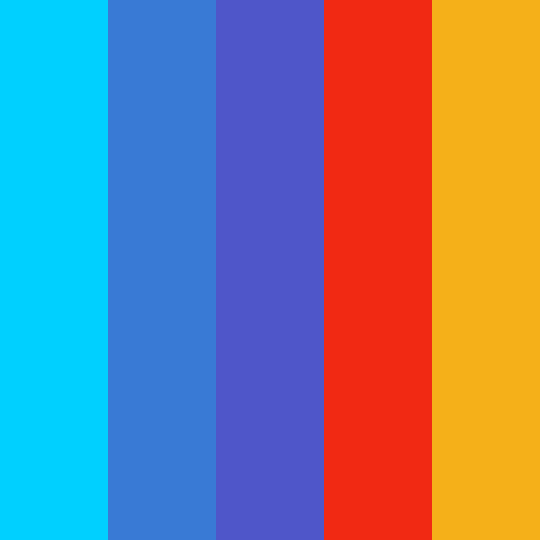 Download synthwave color palette PNG image (square)
