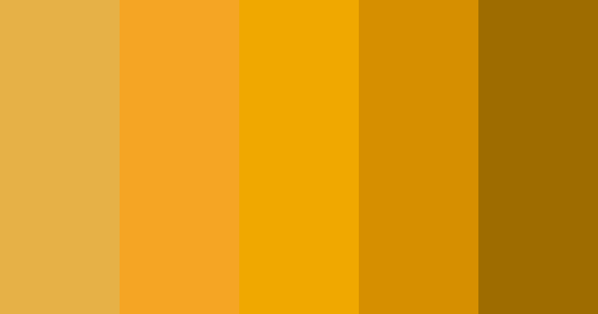 Download 60s sunshine color palette PNG image (landscape)