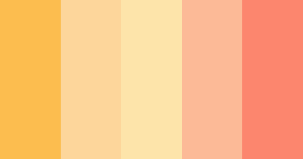 Download apricot dream color palette PNG image (landscape)