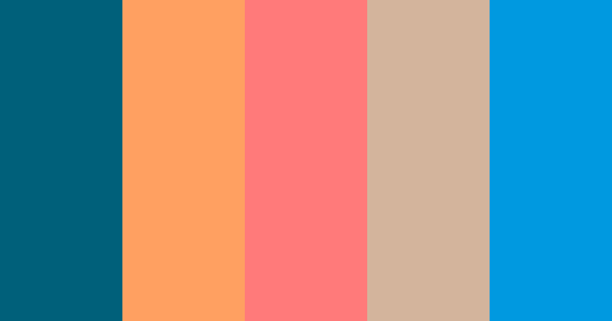 Download sunset dreams color palette PNG image (landscape)