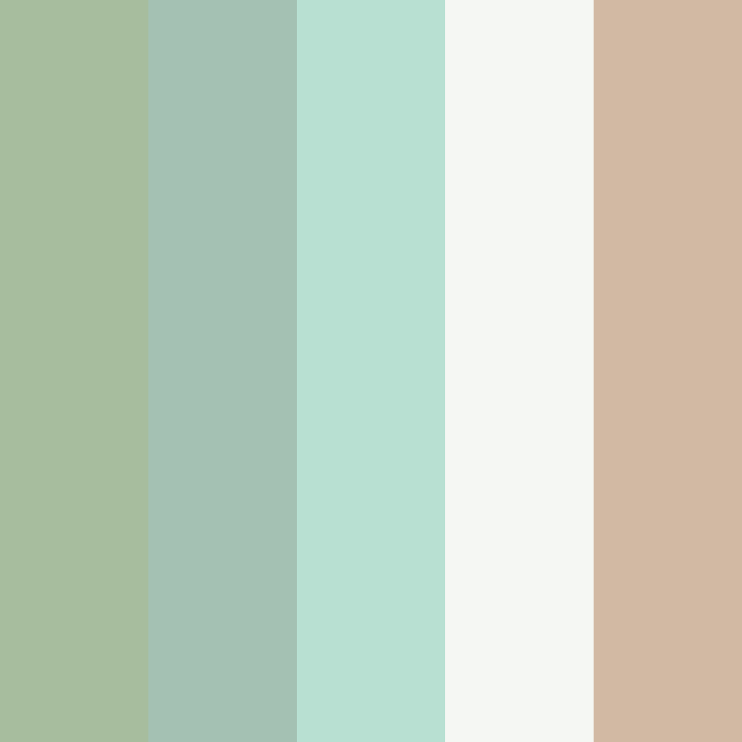 Download northern serenity color palette PNG image (square)