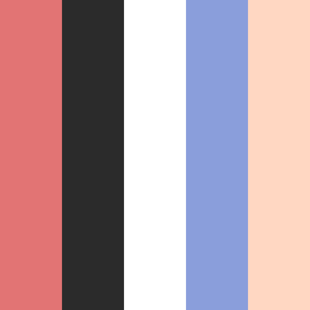Download elegant contrast color palette PNG image (square)