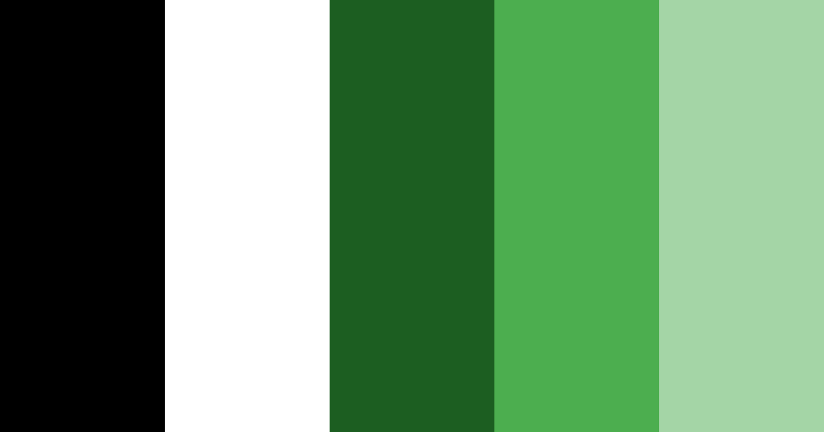 Download black, white, and green color palette PNG image (landscape)