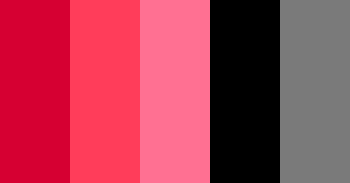 Download red velvet color palette PNG image (landscape)