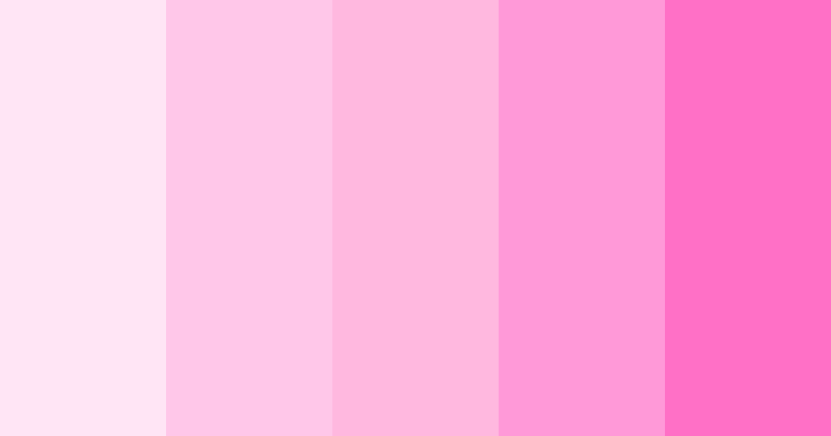 Download feminine color palette PNG image (landscape)