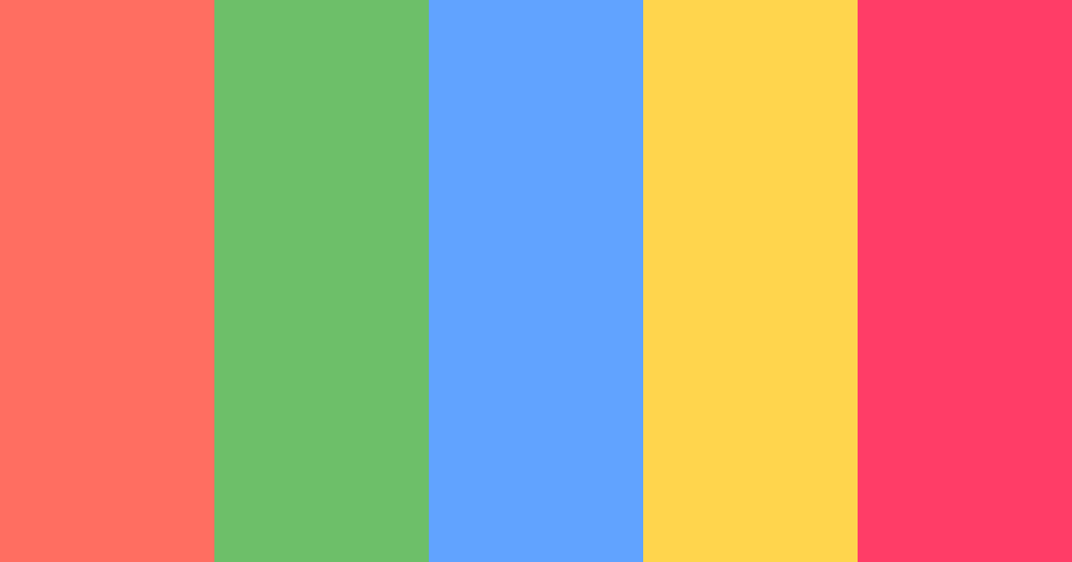 Download rainbow time color palette PNG image (landscape)