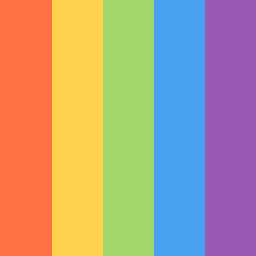  in Rainbow Color Palettes
