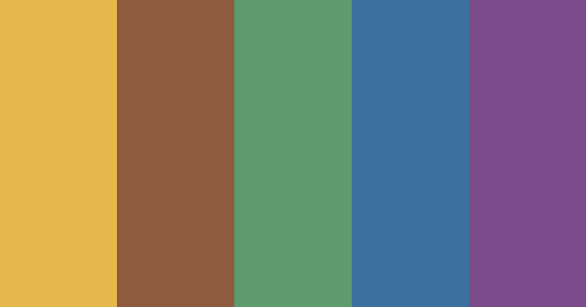 Download warrior cats color palette PNG image (landscape)