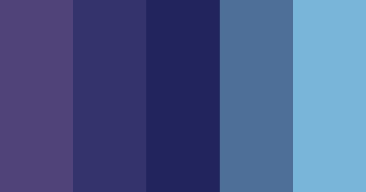 Download midnight ocean color palette PNG image (landscape)