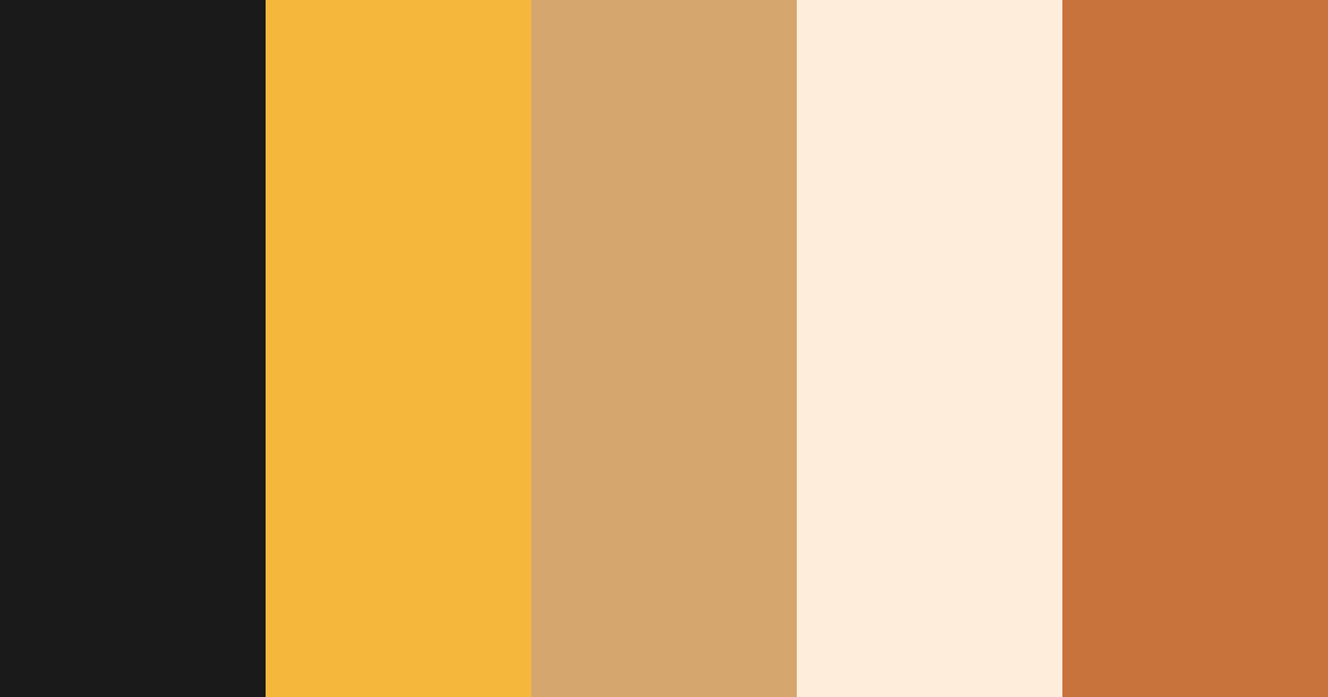 Download golden dunes color palette PNG image (landscape)