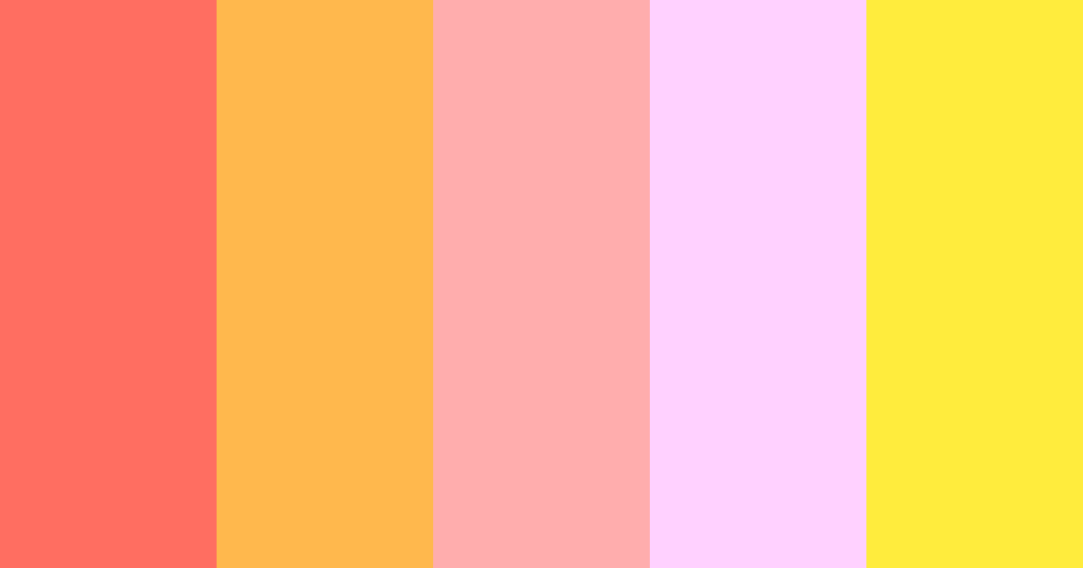 Download retro floral delight color palette PNG image (landscape)