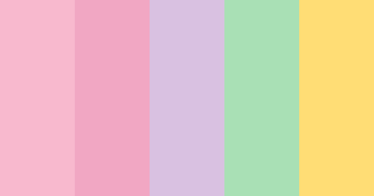 Download 70s girly nature boho color palette PNG image (landscape)