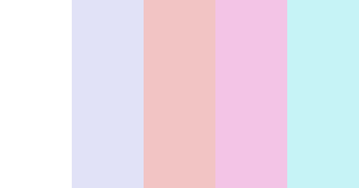 Download soft pastels color palette PNG image (landscape)