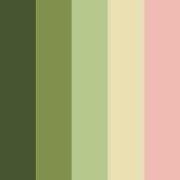 Florest Moth in Pastel Color Palettes