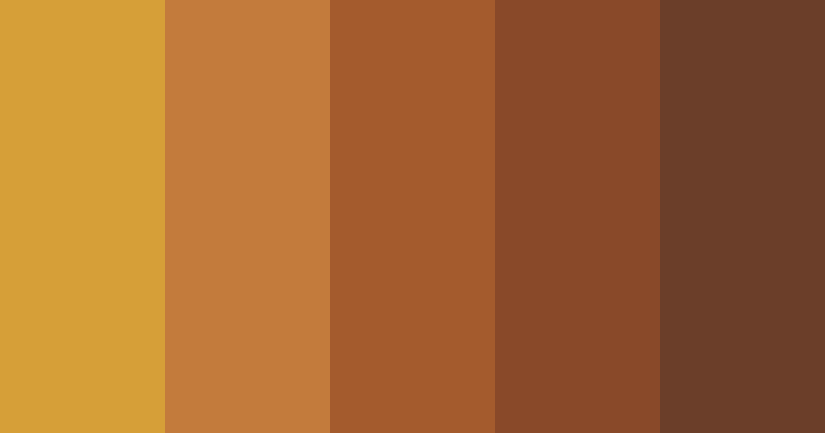 Download retro earthy fall color palette PNG image (landscape)