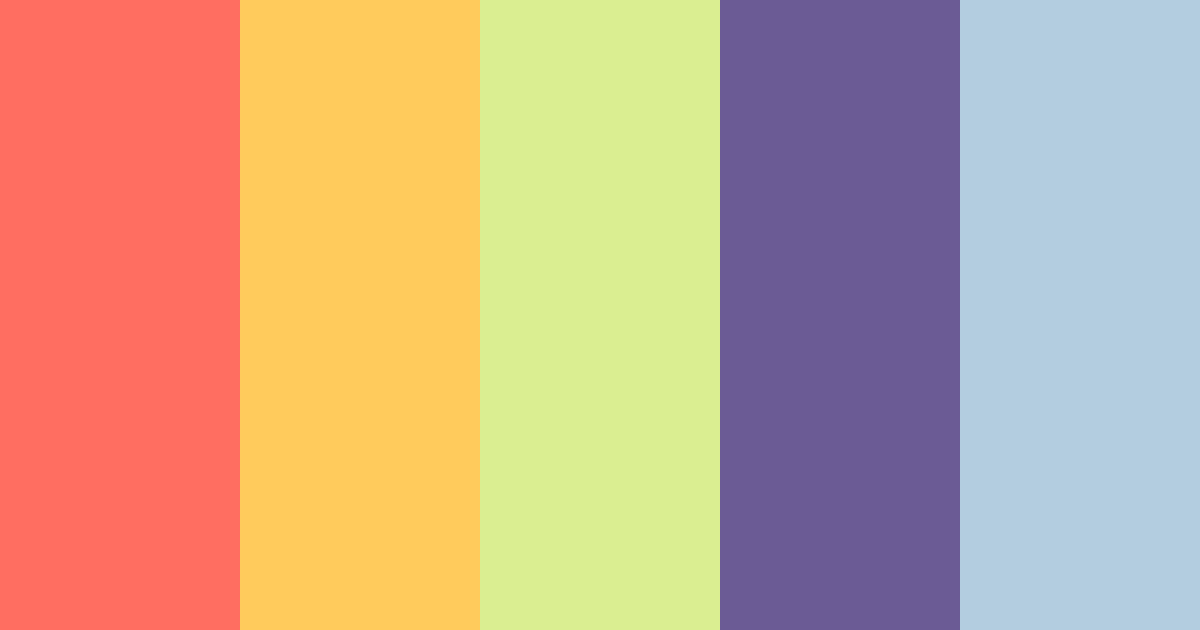 Download disco 70s color palette PNG image (landscape)
