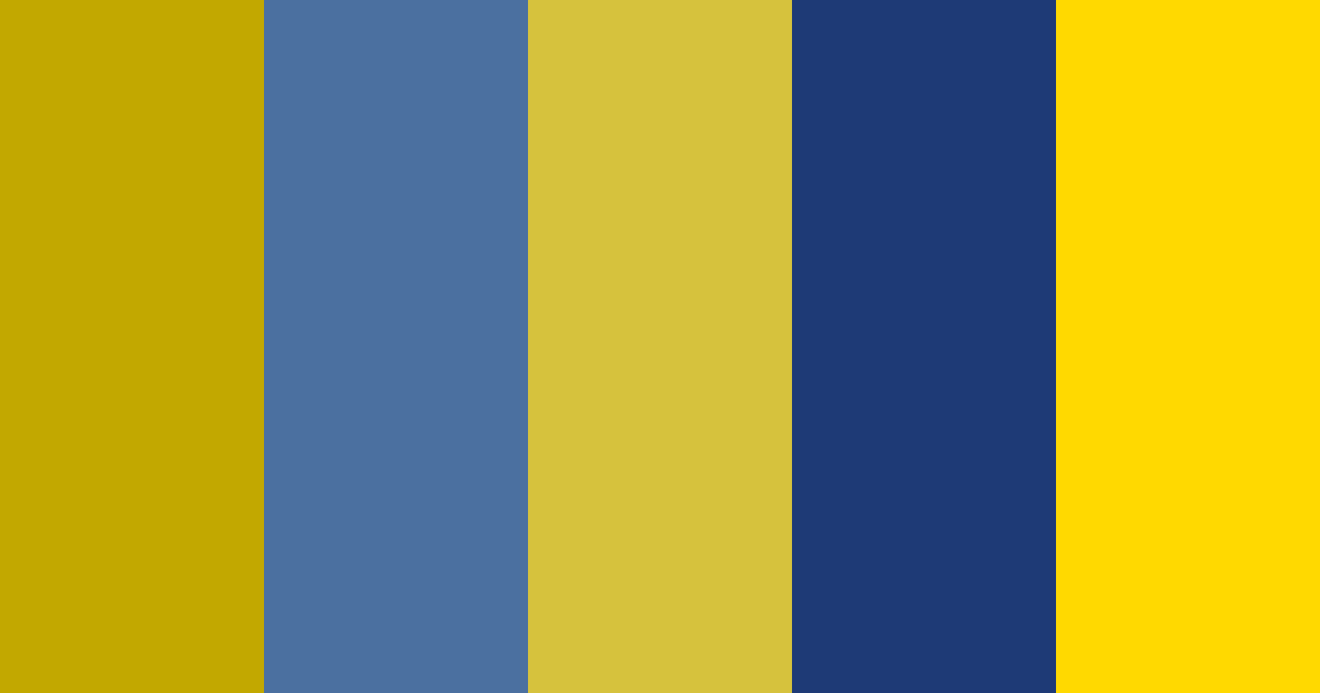 Download golds and deep blues color palette PNG image (landscape)