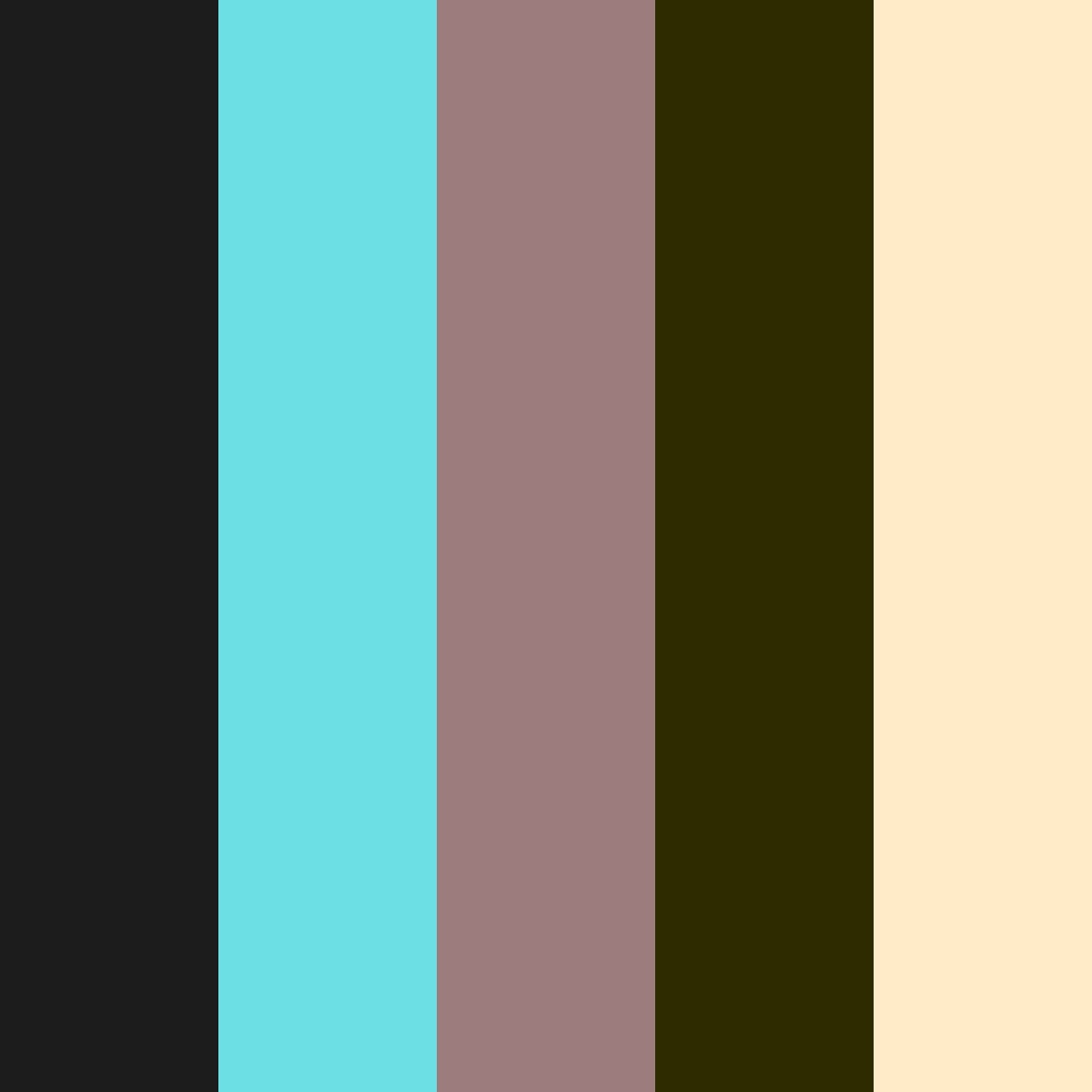 Download coastal calm color palette PNG image (square)