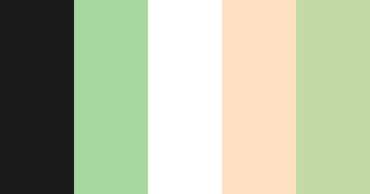Download black and cream garden color palette PNG image (landscape)