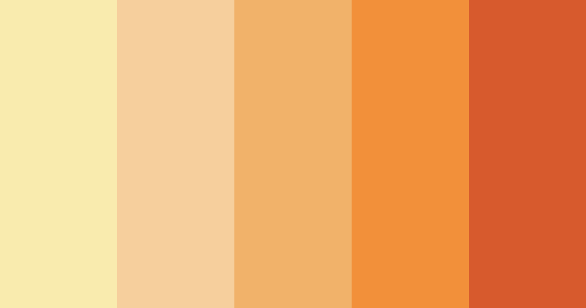 Download sunshine sunday color palette PNG image (landscape)