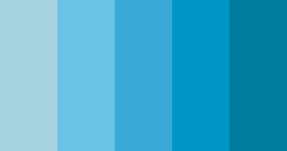 Download frozen blue color palette PNG image (landscape)