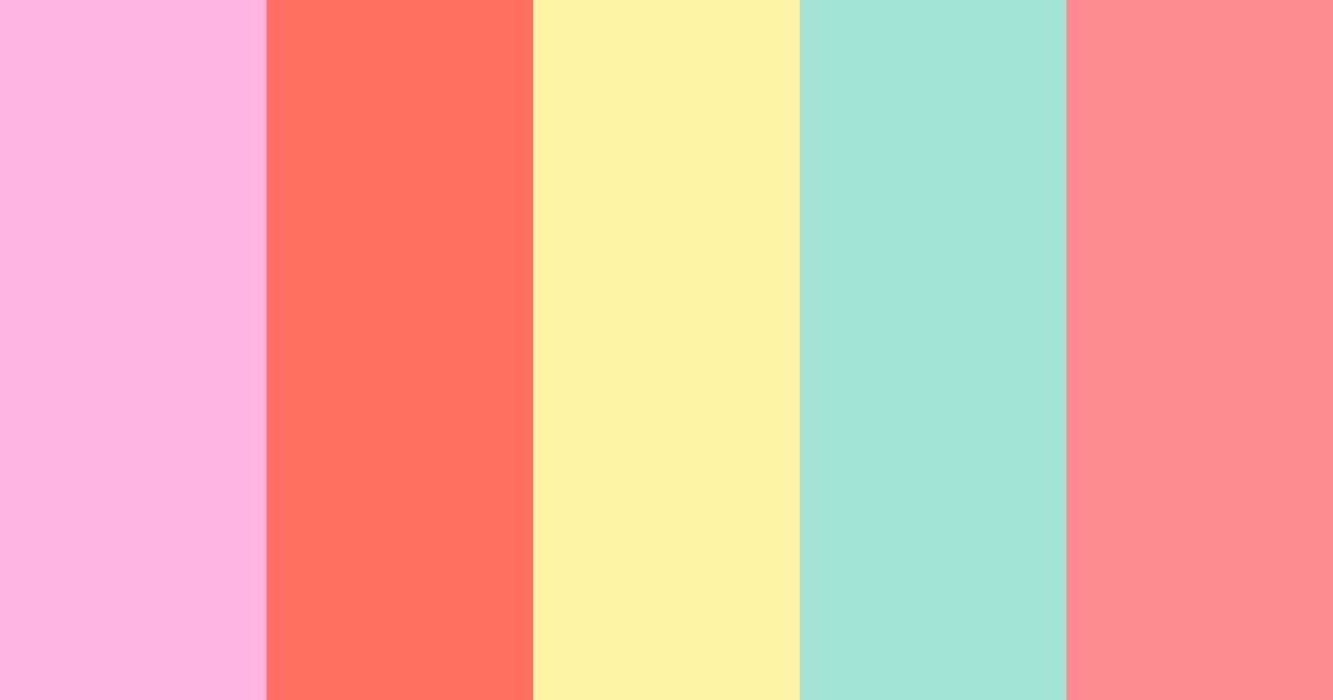 Download childhood magic color palette PNG image (landscape)