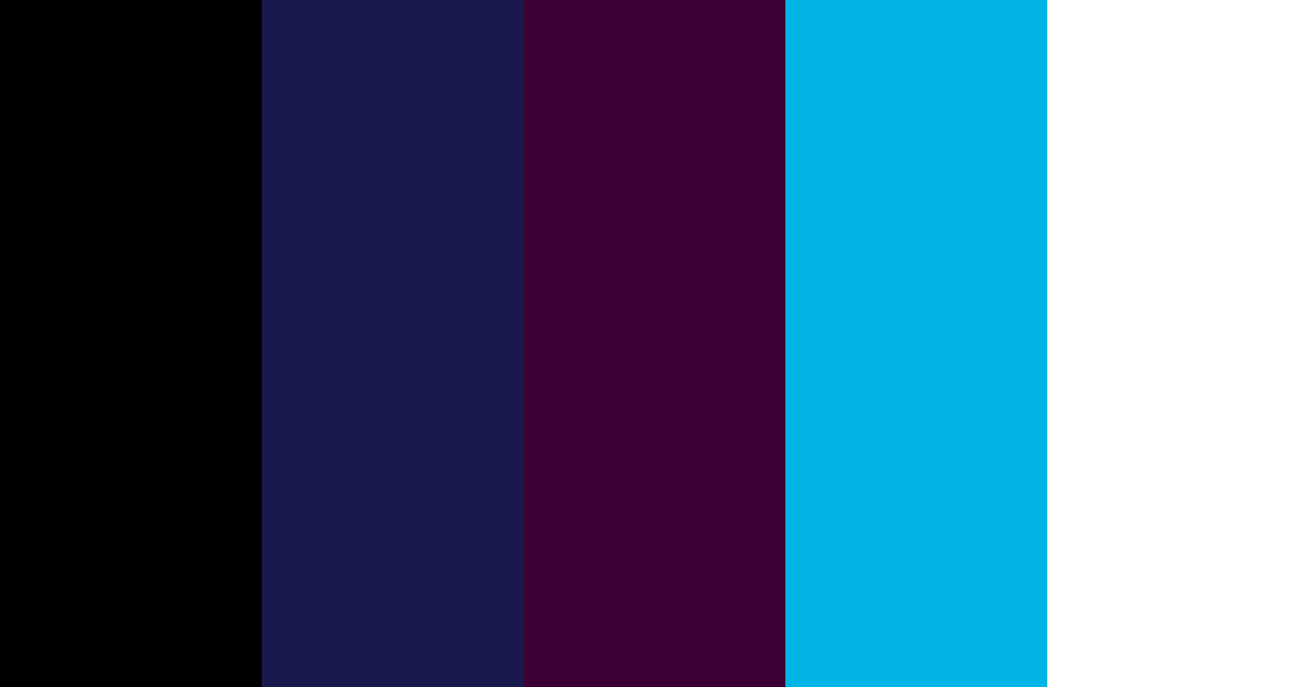 Download midnight splash color palette PNG image (landscape)