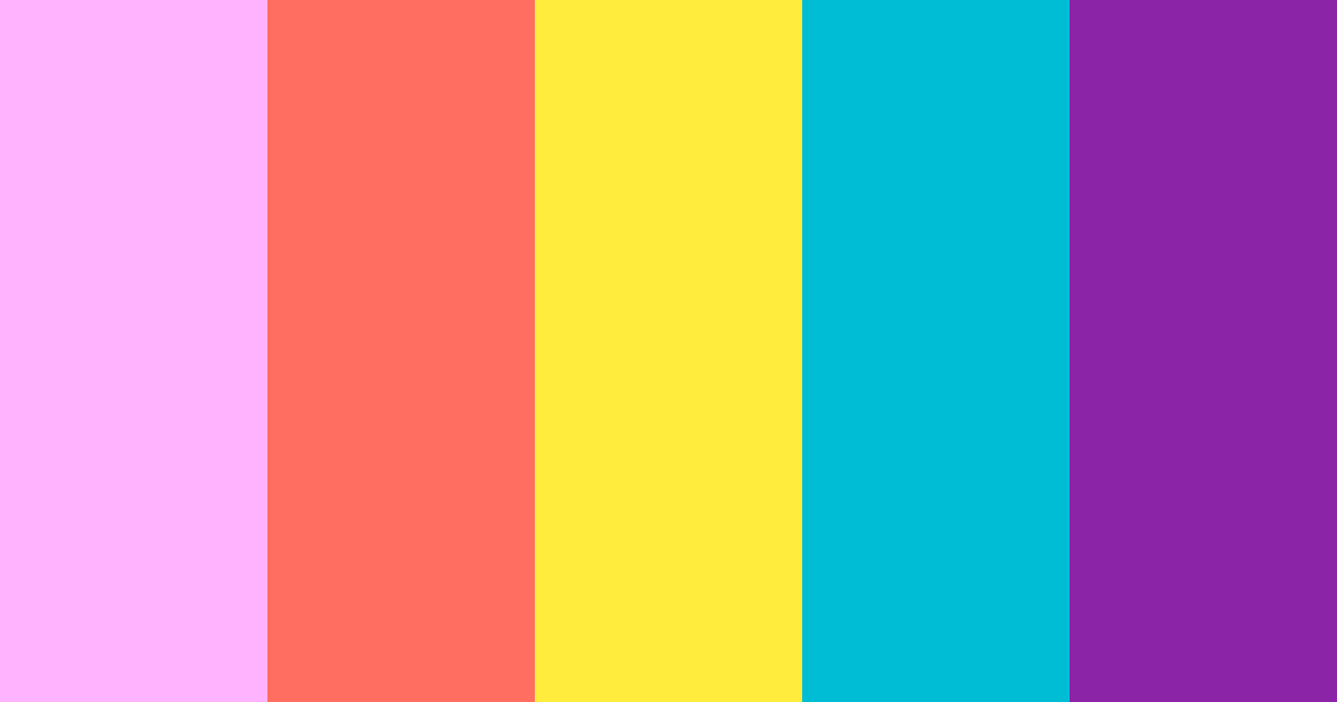 Download 60's space shoes color palette PNG image (landscape)