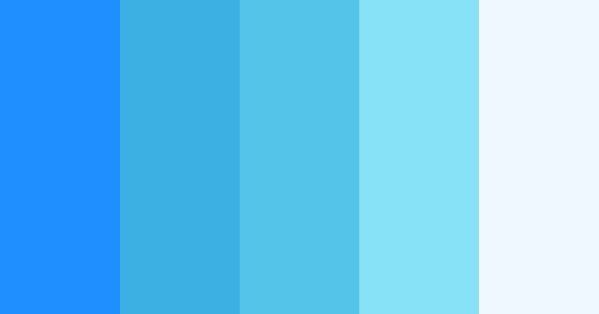 Azul y Celeste Color Palette