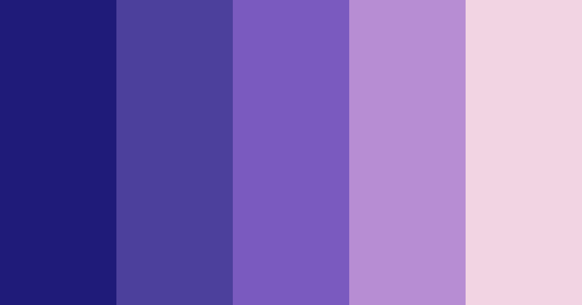 Download midnight fairy glow color palette PNG image (landscape)