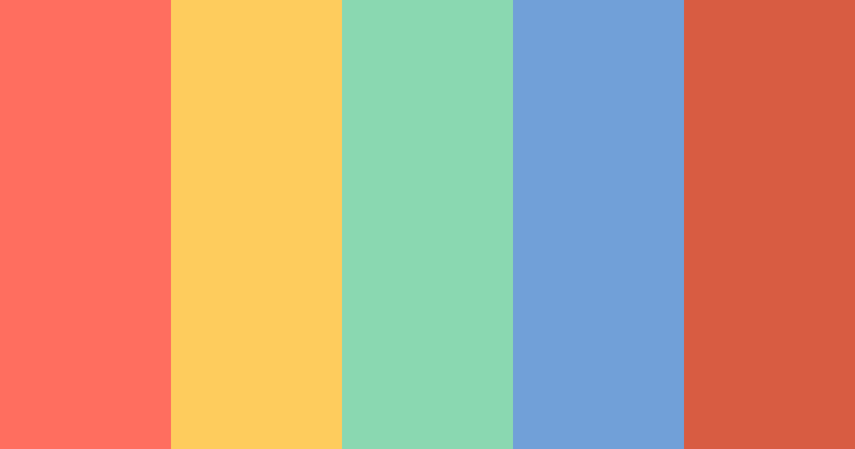 Download 60s vibes color palette PNG image (landscape)