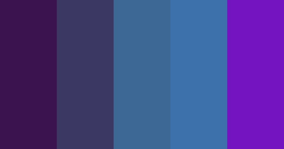 Download deep twilight color palette PNG image (landscape)
