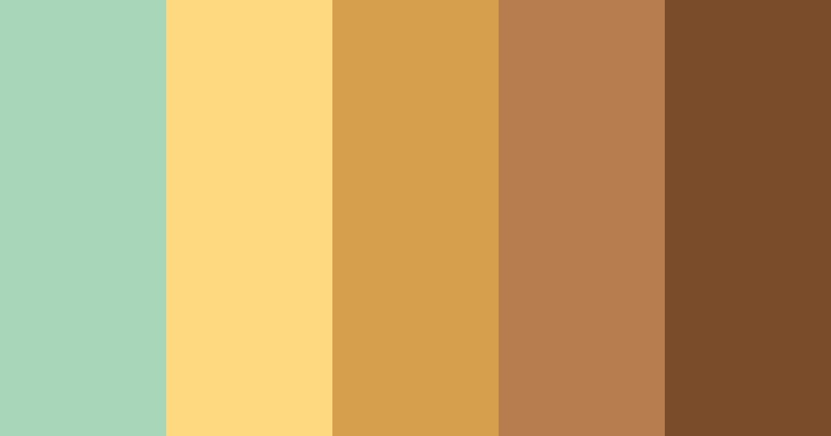 Download desert mountain meadow color palette PNG image (landscape)