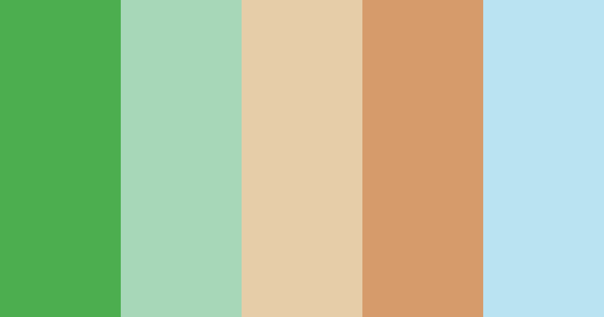 Download nature's embrace color palette PNG image (landscape)